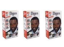 BL Bigen Ez Color For Men M1 Jet Black Kit * THREE PACK*
