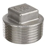 Smith-Cooper 1/8" Class 150 Heavy Pattern Solid Square Head Plug
