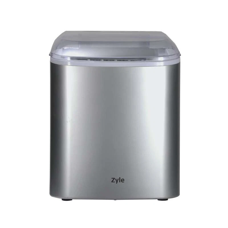 Zyle ZY1203IM Silver Stainless Steel 120 W Ice Cream Maker Water Tank 2.1 Liters