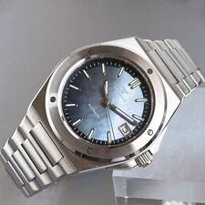 Tandorio 200M Dive Black White Shell Dial Lume NH35 Automatic Men Watch Sapphire