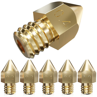 Nozzle passend für Creality Ender MK-8 CR-10 CR10 MK8 0,4mm-1mm 3D Drucker Düse