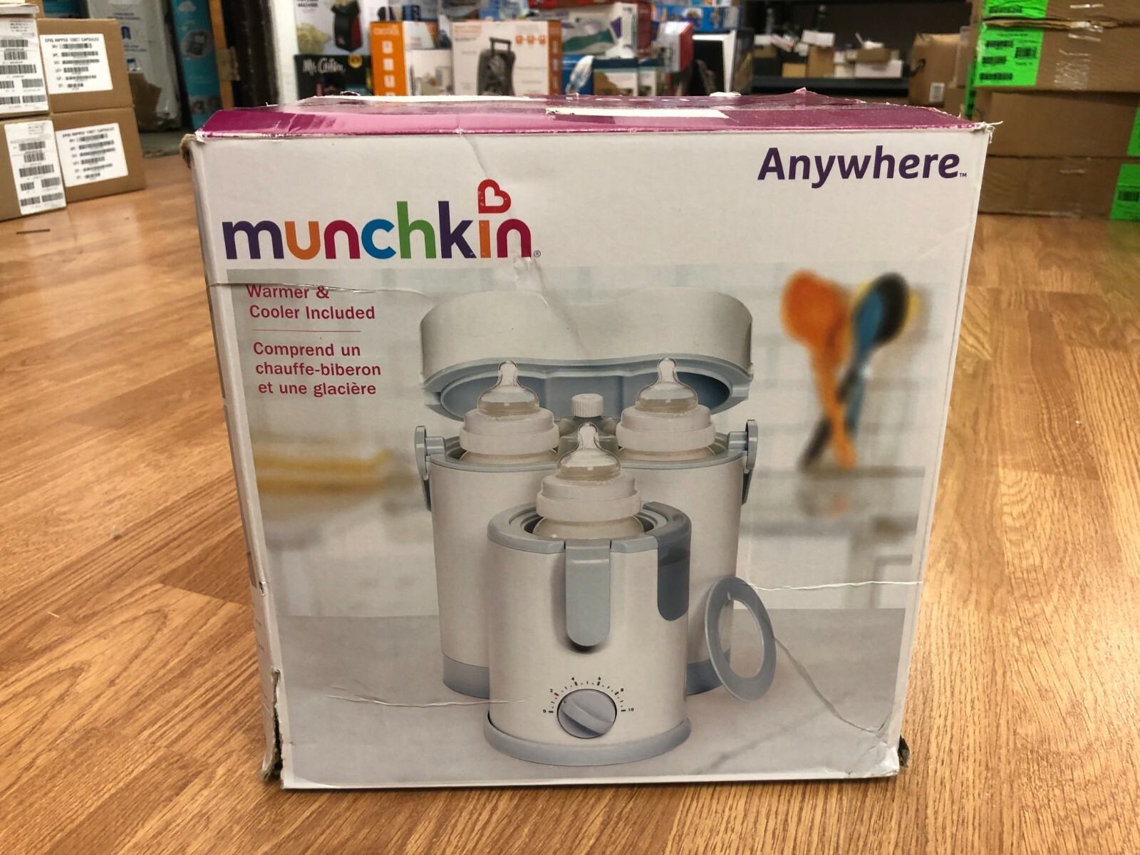 munchkin night & day bottle warmer and cooler