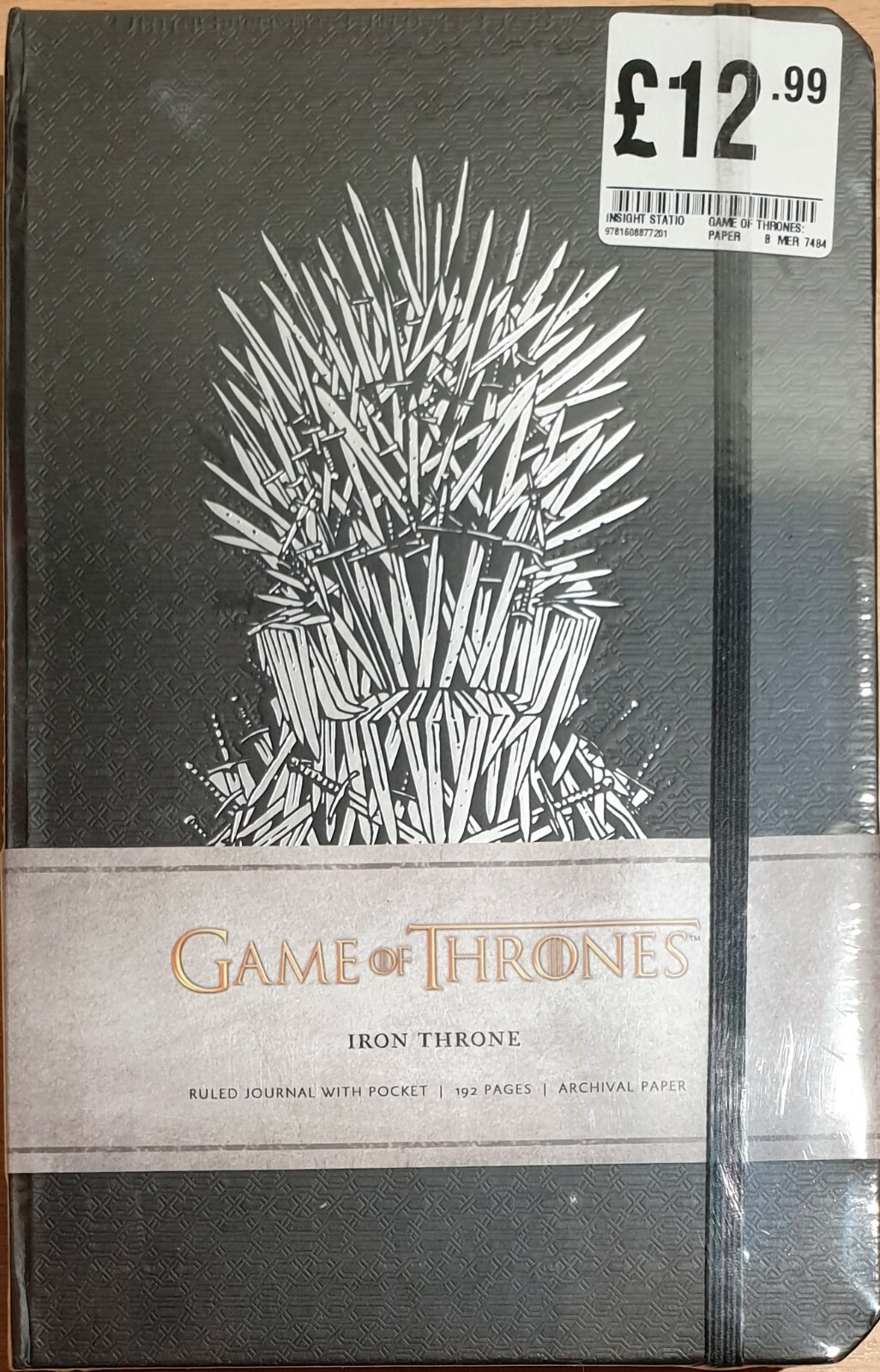 Game of Thrones Iron Throne Hardcover Ruled Journal BRAND NEW BOOK  9781608877201 | eBay
