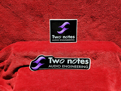 Two Notes Audio Engineering (black)Sticker Set