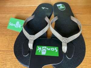 sanuk yoga joy metallic