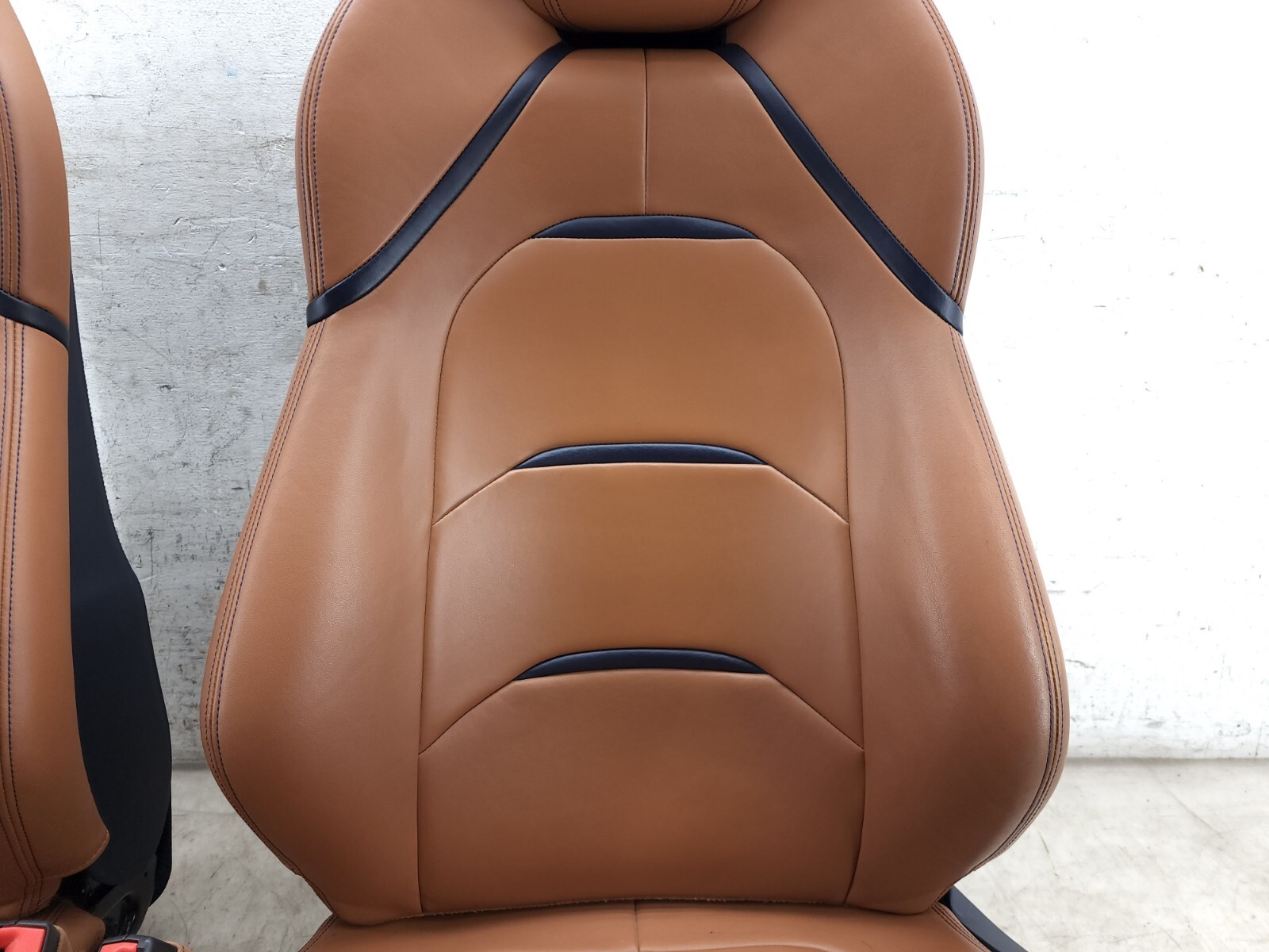 2017 2018 2019 2020 FERRARI GTC4LUSSO FRONT STANDARD SEAT SET CUOIO LEATHER OEM