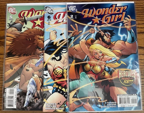 Wonder Girl Comic Book Lot: Limited Series 2, 5, 6