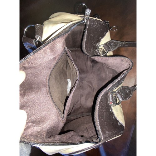 BOLSO BLING WESTERN CREMA BOUTIQUE Detalle Súper Grande Bolso de Mano Cartera de Mano - Imagen 5 de 9
