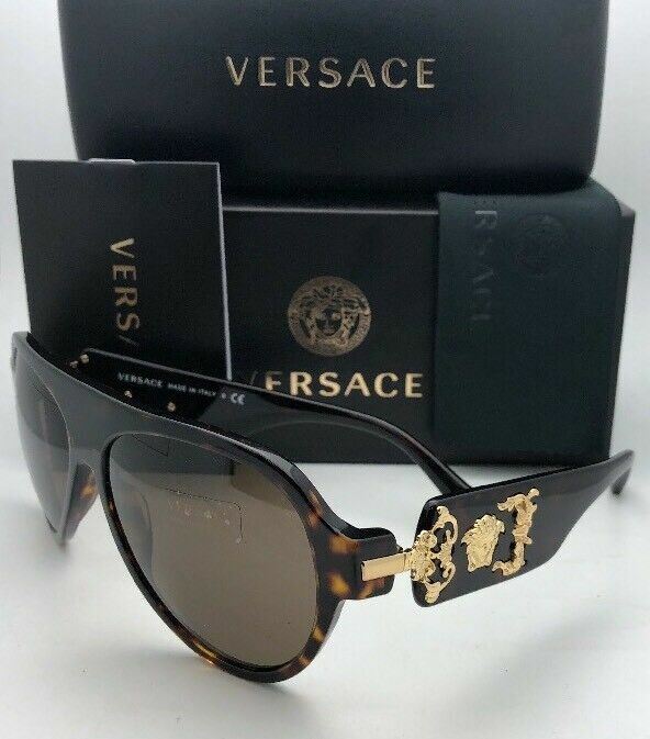 Polarized VERSACE Sunglasses VE 4323 108/73 58-15 140 Tortoise