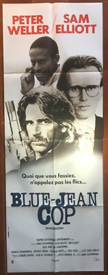 Anzeige Blue-Jean Cop Shakedown Peter Weller Sam Elliott 60X160Cm