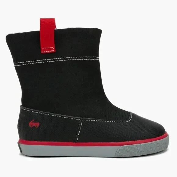 NUEVO See Kai Run Kids Ripley Resistente al Agua Media Pantorrilla Pull On Cálida Bota de Lluvia Foto 2 de 4