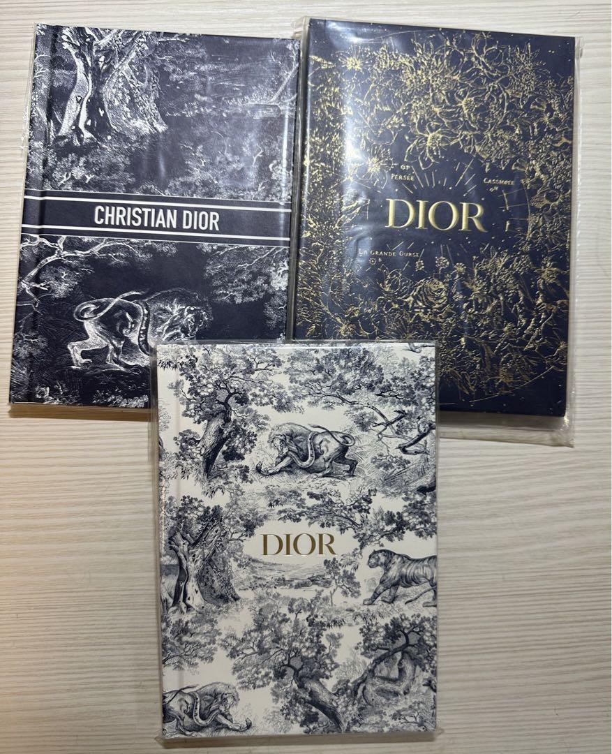 Christian Dior 3 Notebooks Authentic Journal VIP novelty