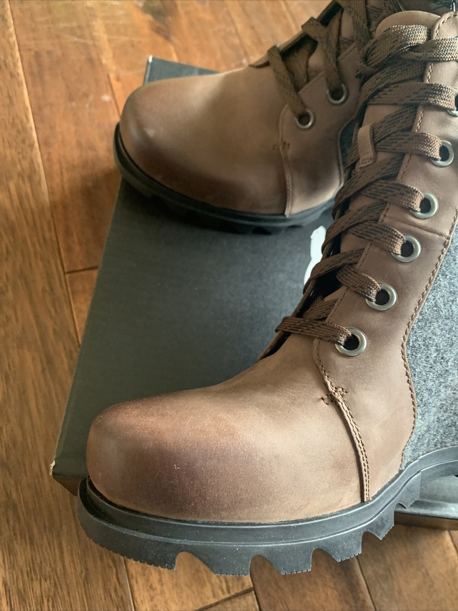 NEW Sorel Women Joan Of Arctic Wedge lll Lexie Tobacco Boot Waterproof Sz  11