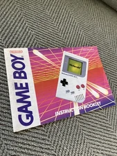 Original 1989 Nintendo Gameboy Instruction Booklet