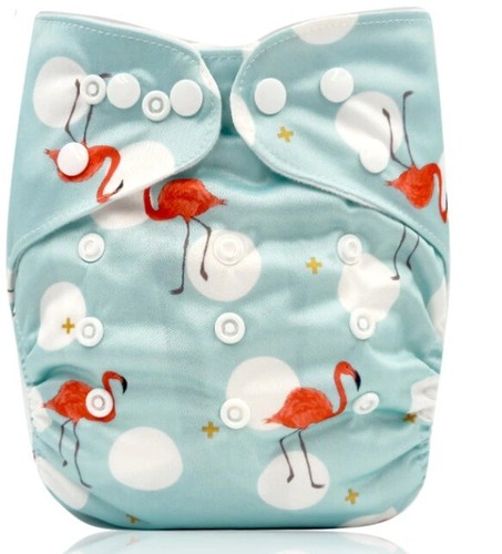 Reusable Cloth Nappy Washable Adjustable Pocket Baby Diaper Nappies 0-36 months - Picture 12 of 14
