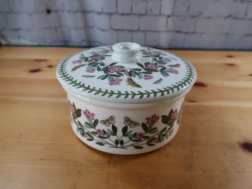 *PORTMEIRION Botanic Garden Covered Casserole Veggie 7.75 Diam. Preowned - Picture 7 of 9