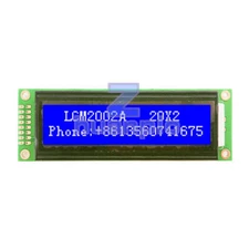 5v blue 20x2 character LCD display module hd44780 white backlight