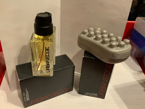 AVON URBAN EDGE Men Eau de Toilette Spray 2.5 Fl. Oz. 75 ml + Body Bar NIB - Picture 1 of 8