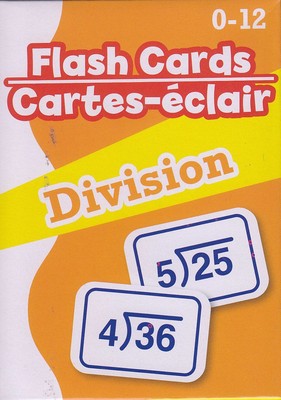 NEW Math Flash Cards (52 cards) ~ Division    FREE SHIPPING
