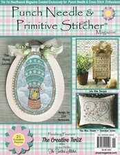 PUNCH NEEDLE PRIMITIVE STITCHER MAG. -"SPRING 2021 ISSUE" 4 issues contact
