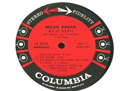 1963 6 Eye Jazz LP: Miles Davis + 19 - Miles Ahead - Columbia CS
