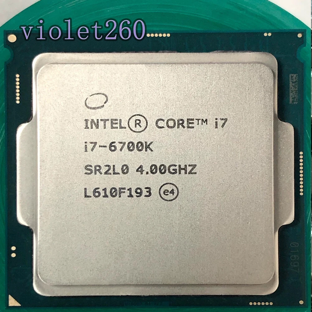 Intel Core i7-6700K Processor Model Computer Processors (CPUs) for