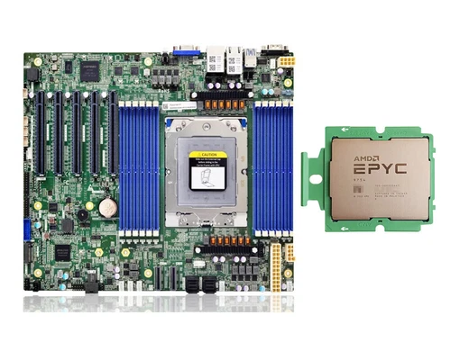 T2SEEP Server Motherboard + AMD Genoa EPYC 9754 2.25GHz 128 Cores 360W CPU - Picture 2 of 6