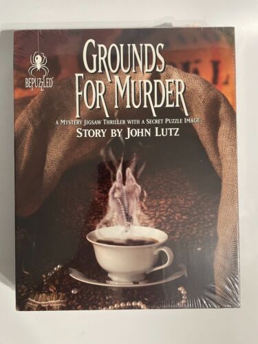 Bepuzzled Grounds For Murder A Mystery Jigsaw Thriller Story John Lutz 1000 Pcs