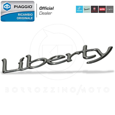 Liberty Rst Liberty 125 Modificato TARGHETTA SCRITTA 