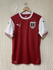 AUSTRIA 2020 2021 HOME FOOTBALL SHIRT SOCCER JERSEY PUMA 756553-01 sz S