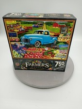 MasterPieces Farmer's Market Locally Grown 750 Pc Puzzle 100 Complete