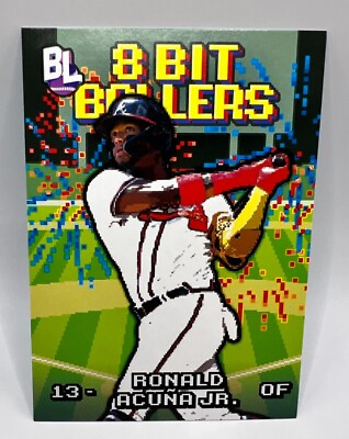 2023 Topps Big League - 8-Bit Ballers Ronald Acuña Jr. #8B-7