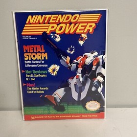 Nintendo Power #22 1991 Metal Storm No Address 100% Complete Poster NES