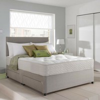 Click here for more details on MEMORY FOAM DIVAN BED SET WITH...