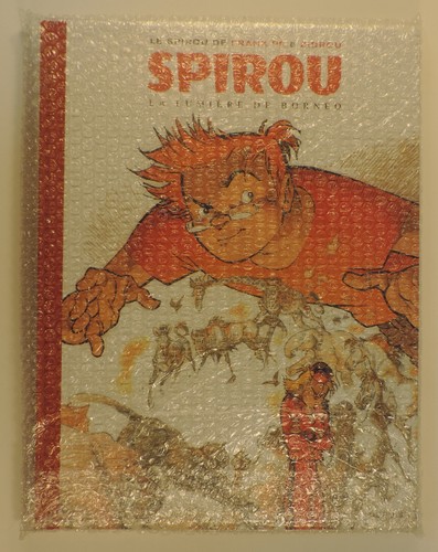 Spirou 10 Lumiere de Borneo Frank Pe Dupuis tirage luxe signe neuf - Imagen 8 de 9