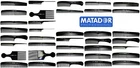 MATADOR PROFESSIONAL COMBS (HARD RUBBER COMBS) *MULTI LISTING*