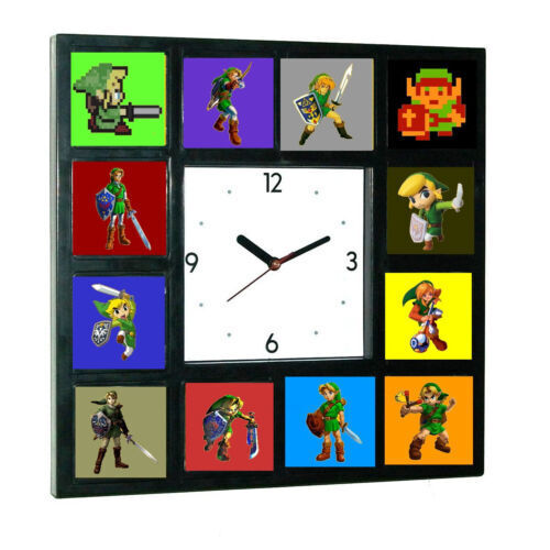 8-Bit The Legend of Zelda Link Magnet big round 3 inch diameter