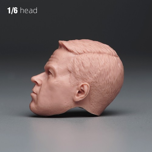 1/6 Male Marky Mark Man Head Sculpt Carved Model For 12"Action Figure Body Toys - Picture 5 of 7