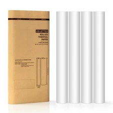 Thermal Printer Paper 8.5''x11'' US Letter Size Thermal Paper Quick-Dry Compa...