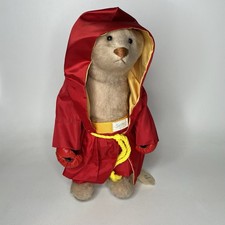Bearly There Mohair Articulado 14" Peluche Boom Boom Oso de Boxeo
