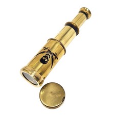 6 Pcs Brass Pirate Spyglass Telescope Antique Style Nautical Collectible
