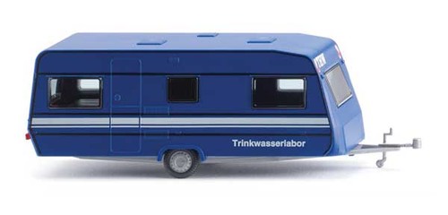 Remolque cámper caravana Wiking 9204 escala HO 1993-1996 Dethleffs 530 - montado | Zustand: New