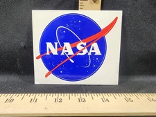 Vintage NASA Sticker Logo Design 2005 New