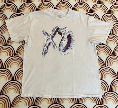 The Weeknd Dawn FM Chrome XO Logo Official Tour Merch Concert Black Tshirt XL