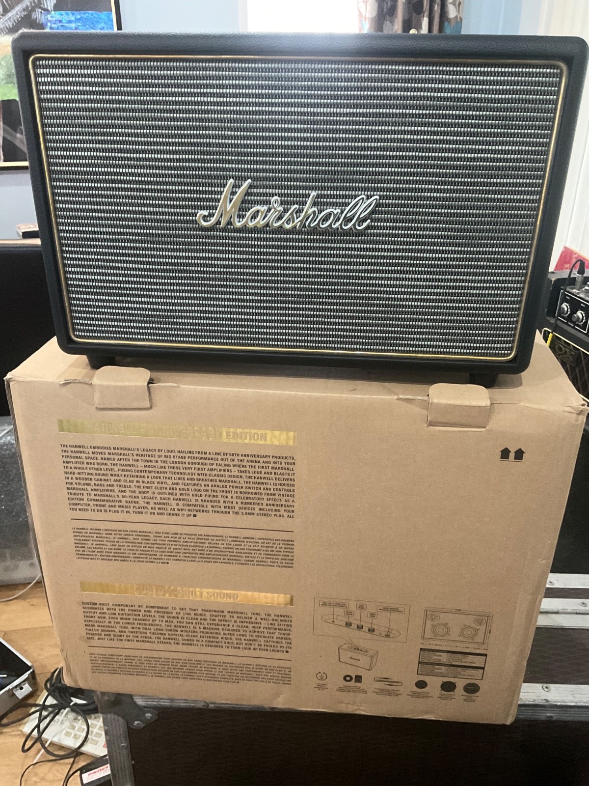 Marshall Hanwell 50th Anniversary Stereo Hi Fi Speaker NEW