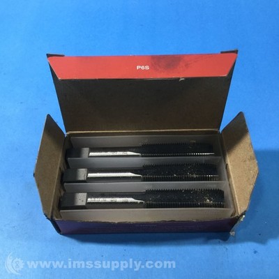 Brubaker Tool 10580 Box of 3 5/8-18 NF GH3 HSS Hand Tap FNOB