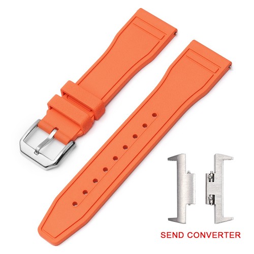 For Tissot PRX Super Player Watch Band 22MM Strap+12MM Converter Accessories Kit - Photo 6 sur 13