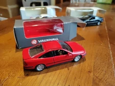 1/43 Boxed Model Vauxhall Opel Dealer Schuco Calibra Red #415