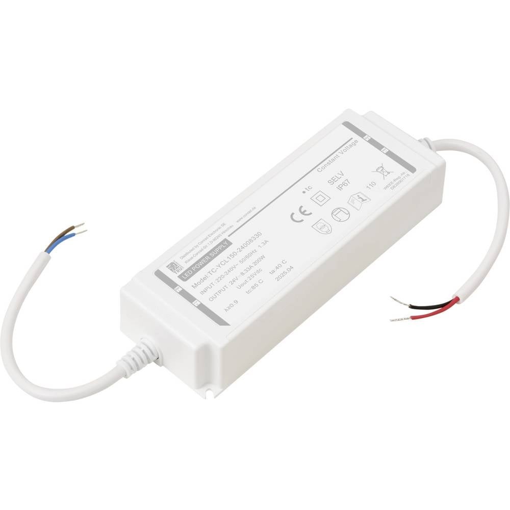 Transformateur LED TC-YCL150 TRU COMPONENTS tension constante 24V pour rubans