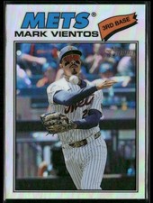 2026 Topps Heritage Mark Vientos #77 Chrome Refractor NY Mets (638)